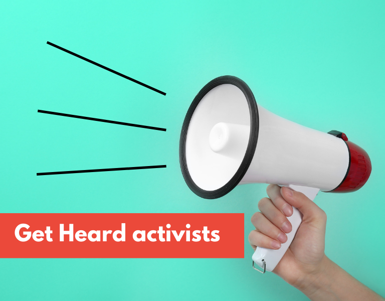 Activists media training graphic