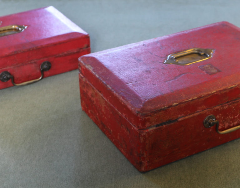 UK Government Red Despatch Boxes