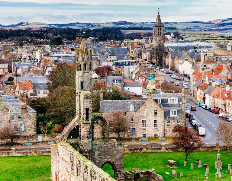 A Scottish town.