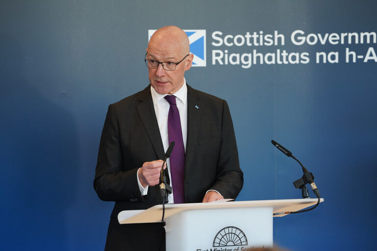 First Minister John Swinney MSP gives his Vision for Economic Renewal on 21 October 2024 (c) The Scottish Government